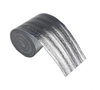 TONIXY Rouleau de film réfléchissant en aluminium de qualité supérieure pour isolation thermique, économie d'énergie, 5 m0,2 m3 mm, pour isolation murale de conteneur