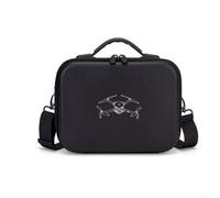 TONIXY Sac de rangement pour Dji Lito 1/X1, étui à bandoulière portable avec sangle, matériau PU, gris, compact 24 x 20 x 8 cm, pour voyage en plein air (noir)