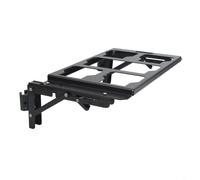 TONIXY Support d'extension pliable pour boîte à outils, travail en métal pour support de surface avec plate-forme plate pour lit de camion, support mural, accessoire de rangement noir
