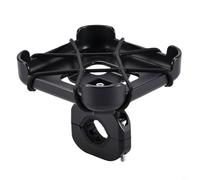 TONIXY Support mural noir pour haut-parleur de vélo et moto Bose pour SoundLink Micro2/Micro, s'adapte aux tuyaux de 70 mm à 200 mm de diamètre