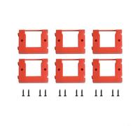 TONIXY Support mural pour batterie Einhell Power X-Change 18 V avec 6 emplacements en ABS Rouge