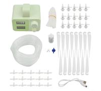 TONIXY Système d'arrosage automatique intelligent pour plantes, kit d'irrigation goutte à goutte réglable pour intérieur avec batterie de 2000 mAh et minuterie pour 15/20 plantes en pot (QN-X20)