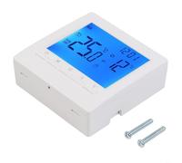 TONIXY Thermostat d'ambiance numérique programmable avec écran LCD pour chaudière et chauffage 5 + 2 jours, verrouillage enfant et fonction antigel, montage mural ou sur pied