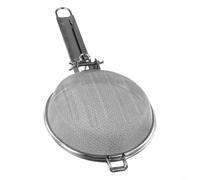 TONIXY Torréfacteur à café en acier inoxydable avec poignée en bois pour plaques de cuisson à gaz ou électriques, design portable (pliage 120 g)