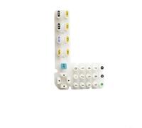TONIXY Total Station - Clavier souple en silicone pour écran LCD de rechange compatible avec TS02 TS06 TS15 GM52 IM52 ES602G pour réparation d'équipement d'enquête (F)