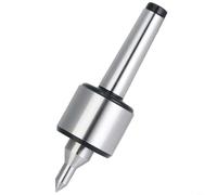 TONIXY Triple roulement Live Center pour tour conique Morse, outil de queue CNC en acier à haute teneur en carbone avec précision de 5,1 cm, 3000 tr/min pour usinage des métaux (MT3)