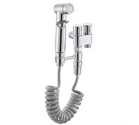 TONIXY Vanne de commande double en laiton 1 entrée 2 sorties avec noyau en céramique, inverseur de douche finition mate pour salle de bain, toilettes, machine à laver, 20 cm (galvanoplastie)
