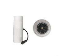 TONIXY Ventilateur d'échappement 12 V pour salle de bain avec moteur à rotor extérieur sans balais 50 mm