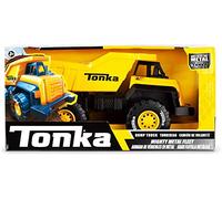 Tonka 6061 Mighty Metal Fleet,8 inch Die-Cast Dumper Truck Toy for Boys and Girls,Kids Construction Toys,Vehicle Toys for Creative Play,Traditional Toy Trucks for Children Aged 3 +,Blue(Bright Blue)
