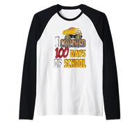 Tonka I Crushed 100 Days of School Classic Mighty Dump Truck Manche Raglan