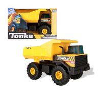 Tonka Steel Classic Mighty Dump Truck, Dumper Truck Toy for Children, Kids Construction Toys for Boys and Girls, Vehicle Toys for Creative Play, Toy Trucks for Children Aged 3 +