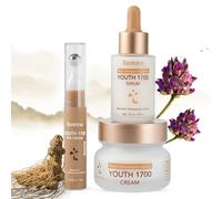 Tonkina Essential Trio Youth 1700 Kit de soin anti-âge au ginseng vietnamien raffermissant et hydratant pour tous types de peaux