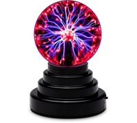 ®TONLRGY Boule de plasma magique de 3 pouces, boule lumineuse en verre tactile, boule lumineuse USB, science amusante