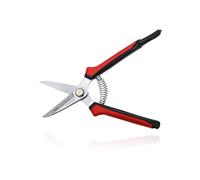 TONMA Ciseaux d'élagage [fabriqués en Corée] 19,1 cm robustes mais légers pour jardinage avec poignée ergonomique, cisaille de jardin en acier inoxydable chromé dur