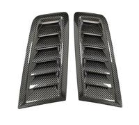 TONMHXA Compatible avec BMW pour E39 E46 E53 E90 E92 E93 E60 E61 X5 E70 X6 E71 2 Pièces RS Style Modification De Voiture Capot Moteur Avant Évents Entrée d'air Prises d'air De Voiture(Carbon Fiber)