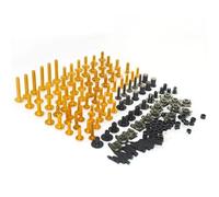 TONMHXA Compatible avec Cb600 pour Cb519 pour Hornet 600 pour Hornet 900 Kit De Vis De Carénage Personnalisé pour Moto Boulon Vis À Vent Kit De Vis De Moto carénage de Fixation(Yellow)
