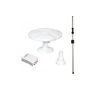 TONNA Antenne TNT Omnidirectionelle 40dB + Ampli 2s + Mat Traversant Antarion Camping Car Caravane
