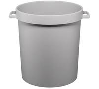 Tonne Universelle De Jardin 80 L Gris Clair Avec Poignées