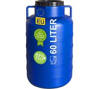 tonneau à col large plasteo® 60 litres avec couvercle et poignées, qualité alimentaire et sans BPA Tonneau à choucroute Tonneau à nourriture