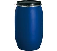 Tonneau à moût / cuve à moût 220 litres bleu