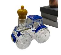 Tonneau de boisson avec moteur de ferme - Construction en transparent, pour le stockage des spiritueux, vitrine artistique sur le comptoir, boisson humoristique déclaration de collection |