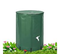 Tonneau de Collecte d'eau - de Collecte de Pluie Pliable en PVC de 98 litres, réservoir de Collecte d'eau de Pluie Portable avec kit de trop-Plein de Filtre