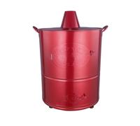 Tonneau de feu pour le papier et les déchets extérieurs - Brasero en acier inoxydable pour feux de joie d'arrière-cour avec couvercle - Brasero en métal pour l'extérieur, idéal pour enlever les