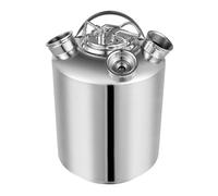 Tonneau de nettoyage de bière, seau de nettoyage de bière de 10 litres, en acier inoxydable, joint fileté, récipient de nettoyage, confortable et ferme, pour bar d'hôtel, pub, nettoyage des canettes