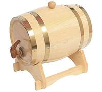 Tonneau en bois de chêne pour stockage ou vieillissement de vins et liqueurs 1,5 L-20 L, blanc, 1,5 l