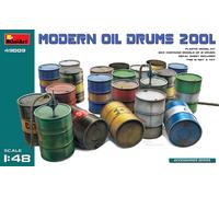 Tonneaux D'Huile Modernes (200L) 1:48 Kit De Modèle En Plastique MINIART