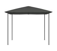 Tonnelle 3 x 3 x 2,6 m anthracite 160 g/m² - Cadre en acier avec tissu résistant pour jardin, camping et événements d'extérieur - Durable et résistant aux intempéries