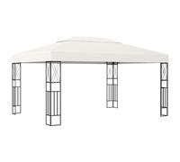 Tonnelle 3x4 m Anthracite Tissu Belvédère Chapiteau Tente de Réception vidaXL