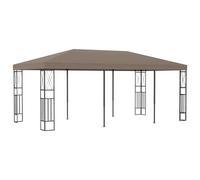 Tonnelle 3x4 m Anthracite Tissu Belvédère Chapiteau Tente de Réception vidaXL