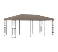Tonnelle 3x4 m Anthracite Tissu Belvédère Chapiteau Tente de Réception vidaXL