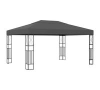 Tonnelle 3x4 m Anthracite Tissu Belvédère Chapiteau Tente de Réception vidaXL