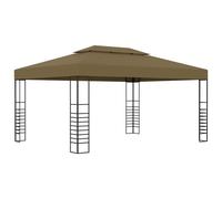 Vidaxl Chapiteau 3x4 M Taupe 180 G/M² Gris
