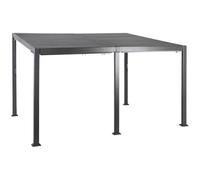 Tonnelle 4x3 m Avila graphite avec rails Hespéride