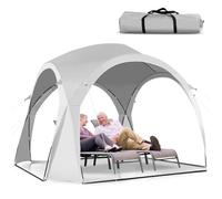 Tonnelle autoportante COSTWAY 327x327x270cm - Protection solaire UPF50+ - Structure coupe-vent et stable