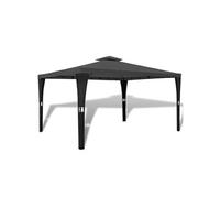 Tonnelle Avec Toit 3x4 M Gris Foncé Gris