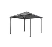 vidaXL Tonnelle chapiteau de patio en aluminium – Toit anthracite – Tente de réception