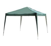 Tonnelle Barnum De Jardin Pliant Anti-Uv + Sac De Transport Acier Oxford 3 X 3 X 2,55 M Vert