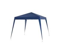 Outsunny Tonnelle de Jardin 3x3m Pop up Tente Pliable Acier Polyester imperméabilisé Anti UV avec Sac de Transport Bleu