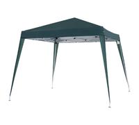 Outsunny Tonnelle de Jardin Pop-up Barnum Pliant 3 x 3 m Acier Polyester imperméabilisé Anti UV avec Sac de Transport Vert foncé
