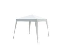 Outsunny Tonnelle de Jardin 3x3m Pop up Tente Pliable Acier Polyester imperméabilisé Anti UV avec Sac de Transport Blanc