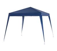 Tonnelle Barnum De Jardin Pop-Up Pliant 3l X 3l X 2,4h M Acier Polyester Imperm?Abilis? Anti Uv Avec Sac De Transport Bleu Noir