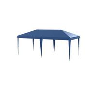 Tonnelle barnum de jardin pop-up pliant 5,85L x 2,95l x 2,7H m sac inclus acier époxy oxford haute densité bleu Bleu