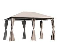 Outsunny - Tonnelle de Jardin - Acier - 398x300x272cm - kaki