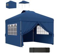 Tonnelle Barnum Pop-Up Pliant 2,97l X 2,97l X 2,84h M Sac Transport Inclus Bleu