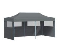 Tonnelle de fête 291 x 580 x 315 cm Gris anthracite Tissu Oxford