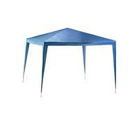Tonnelle de Jardin 3x3 m, bâche imperméable 110g/m², Armature Acier, chapiteau sans Murs, abri extérieur Anti-UV pour réception, Repas, Mariage, Camping - - Bleu